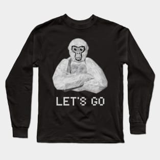 Gorilla Tag PFP Monke Merch VR Gamer Long Sleeve T-Shirt